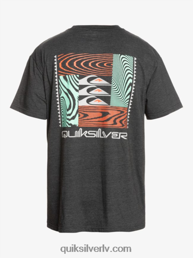 vīriešiem Quiksilver deformētu rakstu t-krekls fantoms 88064R1014