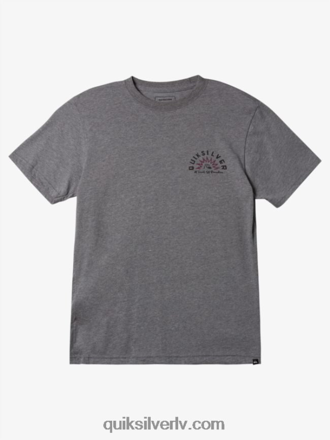 vīriešiem Quiksilver ūdens pasakas mod t-krekls vidēji pelēki virši 88064R969