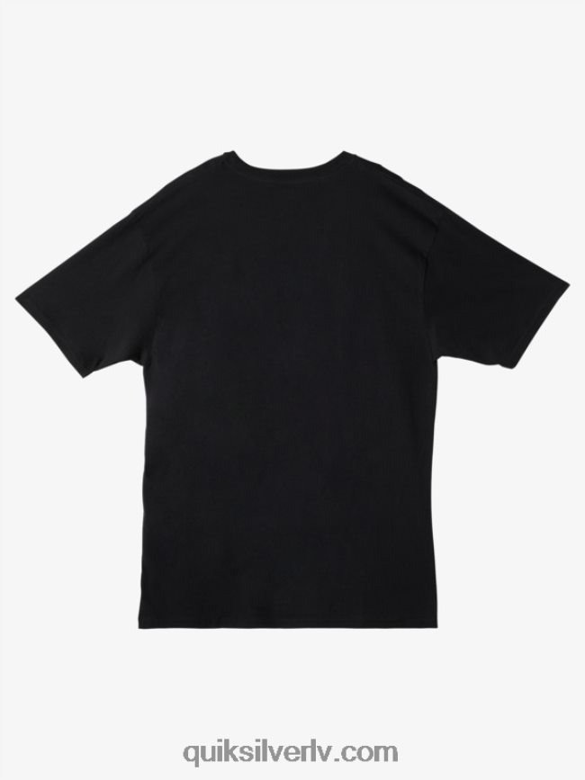 vīriešiem Quiksilver ūdenscilvēku zivju pasaku t-krekls melns 88064R58