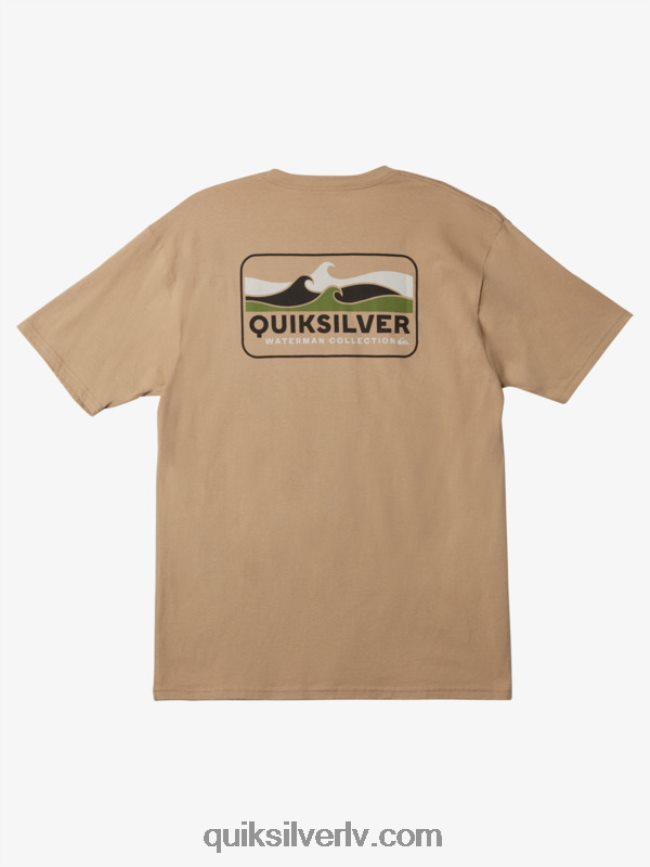 vīriešiem Quiksilver ūdensvīra choppy seas t-krekls vīraks 88064R1346