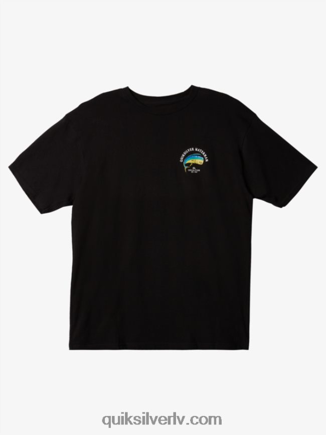 vīriešiem Quiksilver ūdensvīra spriedze uz t-krekla melns 88064R1341
