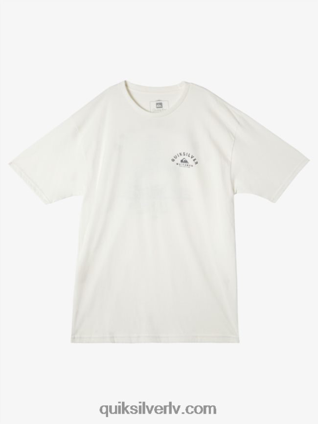 vīriešiem Quiksilver ūdensvīrs dodas uz t-kreklu sniegbalts 88064R60