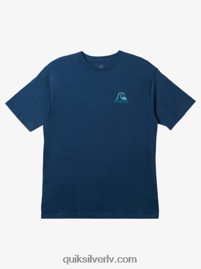 vīriešiem Quiksilver ūdensvīrs iegūt jiggy t-kreklu praporščiks zils 88064R947