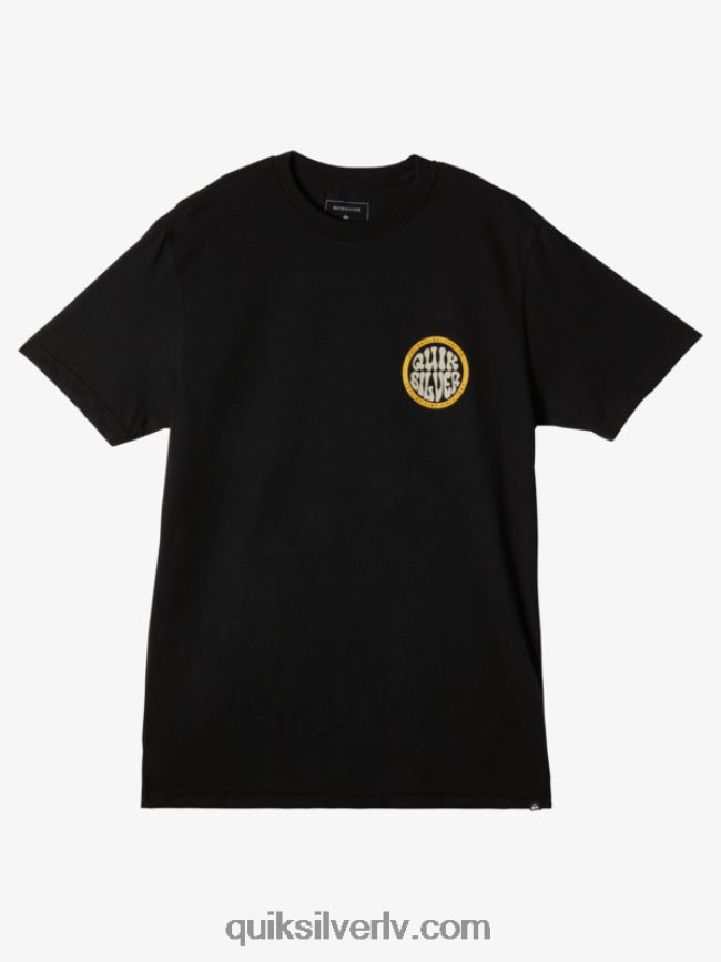 vīriešiem Quiksilver drosmīgāka tipa t-krekls melns 88064R46