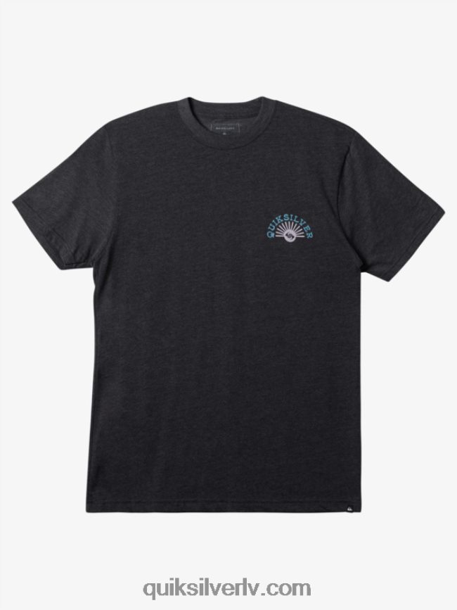 vīriešiem Quiksilver flow mod t-krekls ogļu virši 88064R272
