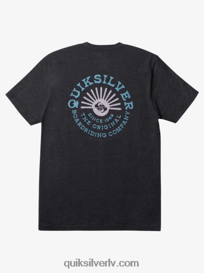 vīriešiem Quiksilver flow mod t-krekls ogļu virši 88064R272