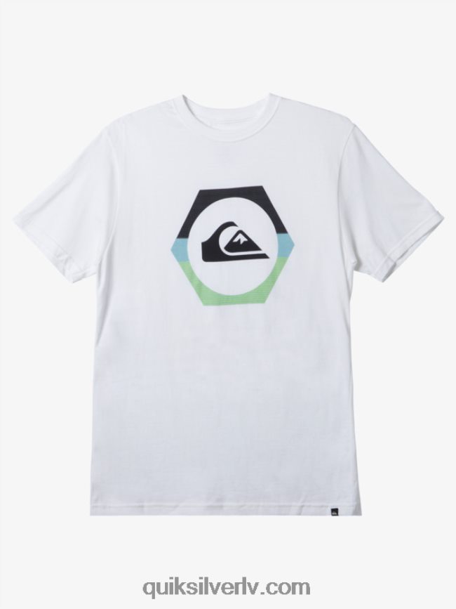 vīriešiem Quiksilver formas maiņas t-krekls balts 88064R227