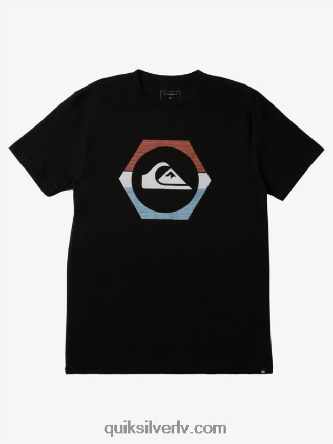 vīriešiem Quiksilver formas maiņas t-krekls melns 88064R228