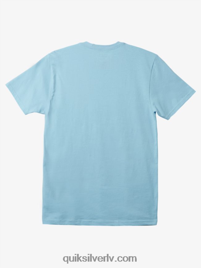 vīriešiem Quiksilver formas t-kreklā debesu zils 88064R1236
