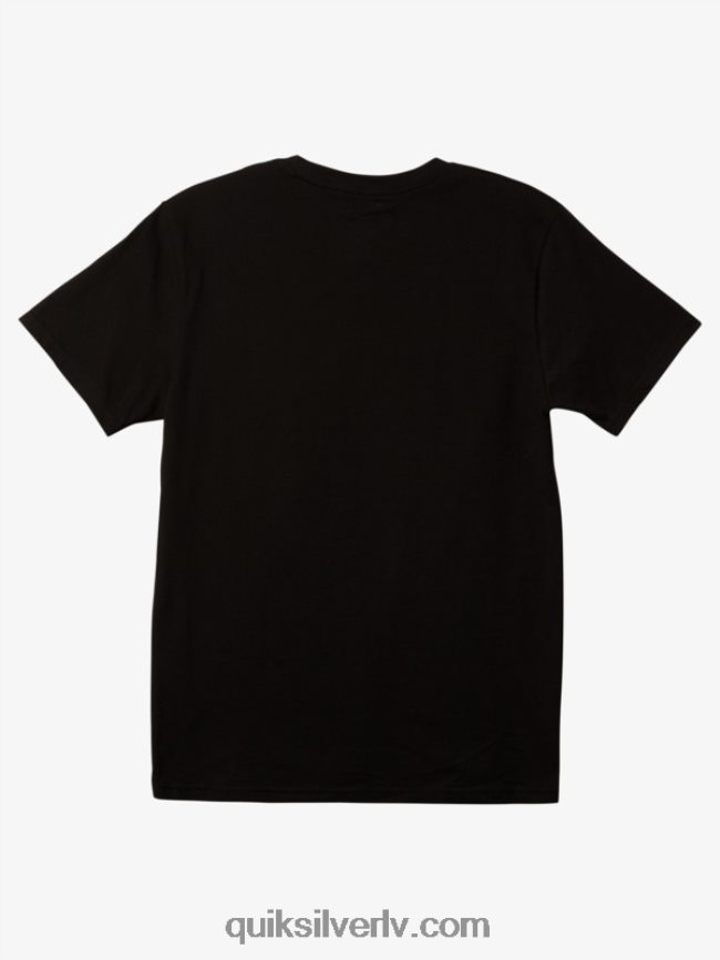 vīriešiem Quiksilver formas t-kreklā melns 88064R1238
