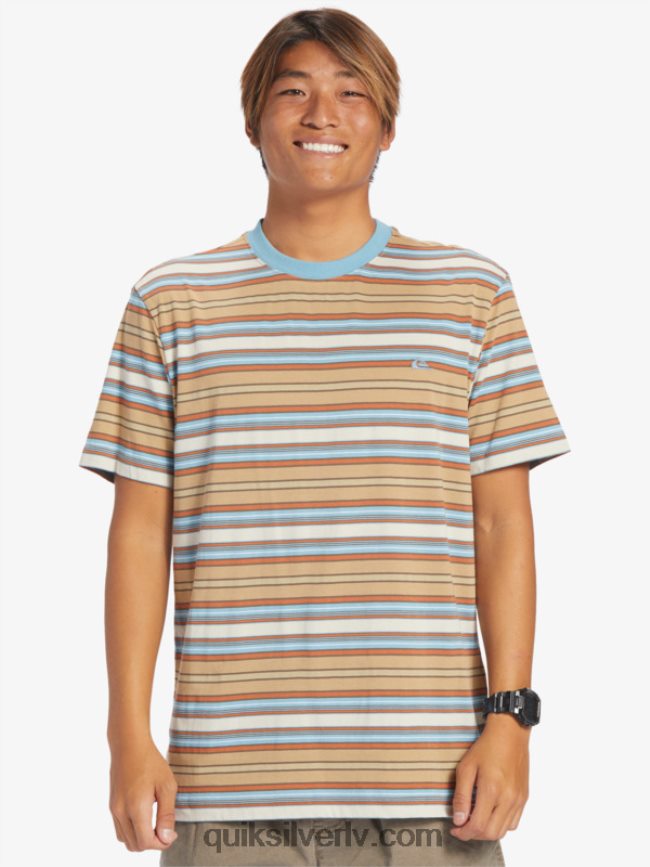 vīriešiem Quiksilver geller svītru t-krekls geller taos svītra 88064R631