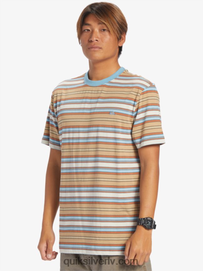 vīriešiem Quiksilver geller svītru t-krekls geller taos svītra 88064R631