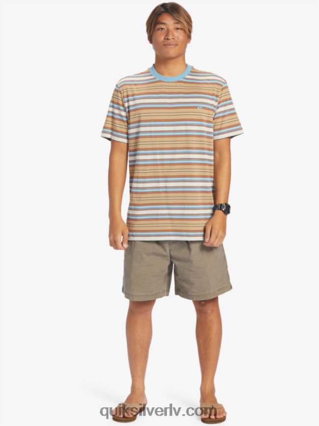 vīriešiem Quiksilver geller svītru t-krekls geller taos svītra 88064R631