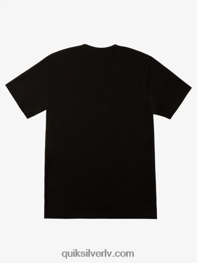 vīriešiem Quiksilver havaju salu iedzīvotāju t-krekls melns 88064R1103