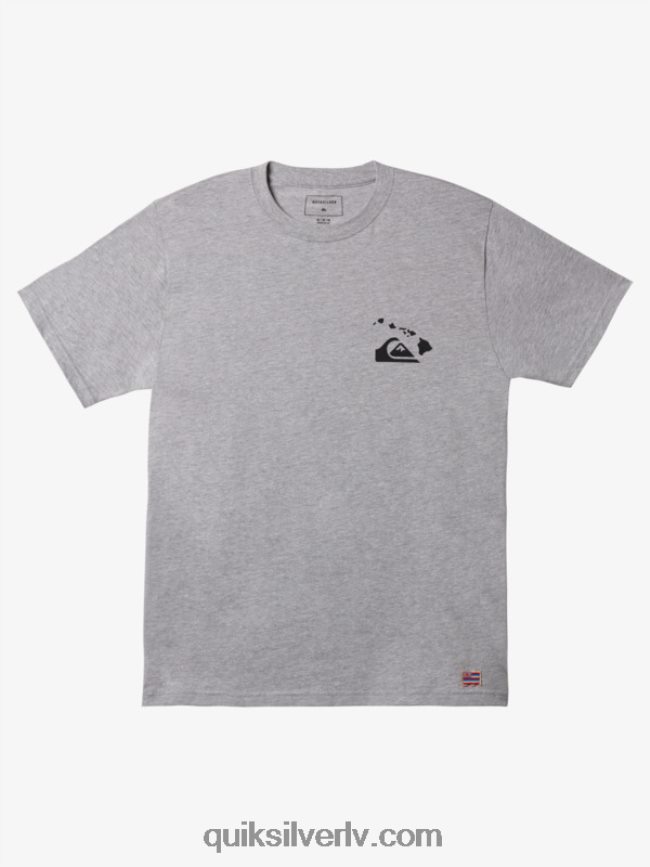 vīriešiem Quiksilver hawaii dubultā zivju āķa t-krekls atlētisks viršs 88064R1113