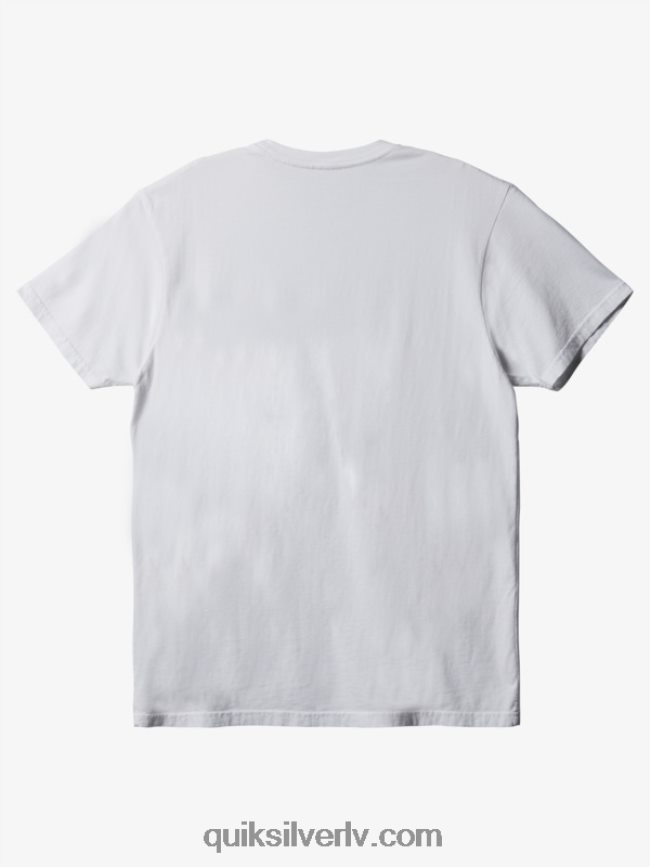 vīriešiem Quiksilver ikdienas kabatas t-krekls balts 88064R893