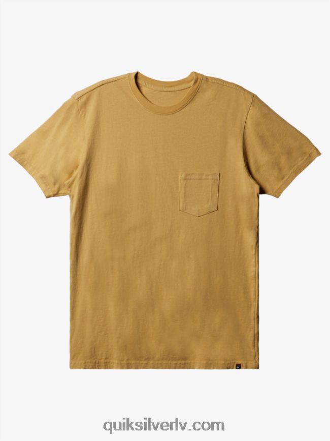 vīriešiem Quiksilver ikdienas kabatas t-krekls okers 88064R895