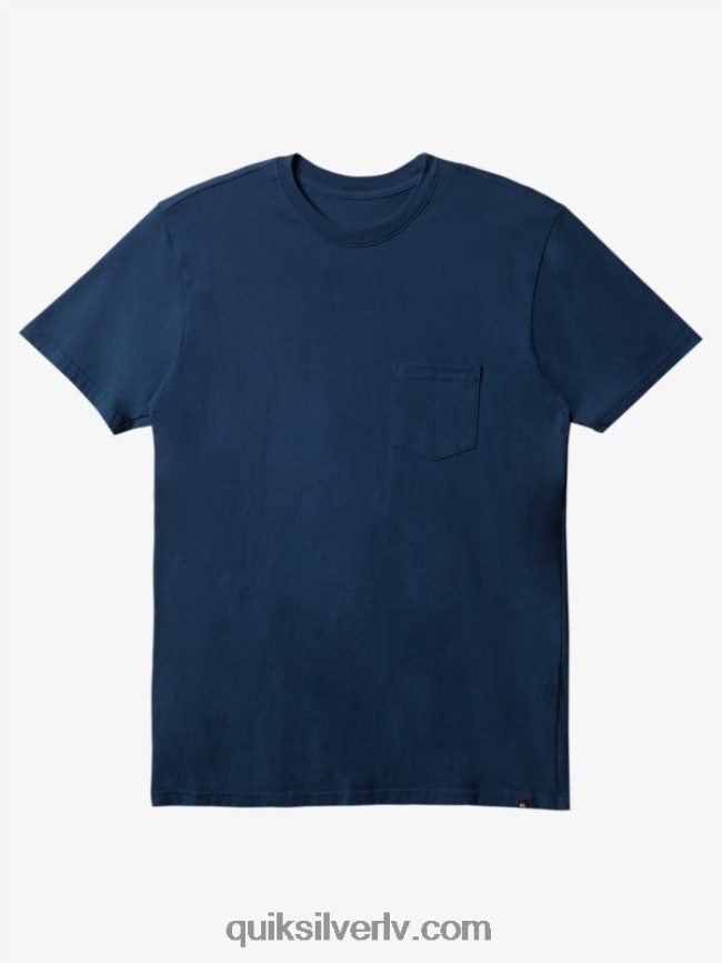 vīriešiem Quiksilver ikdienas kabatas t-krekls pusnakts flote 88064R898