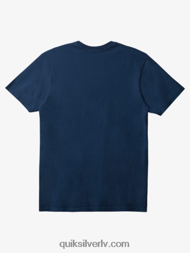 vīriešiem Quiksilver ikdienas kabatas t-krekls pusnakts flote 88064R898