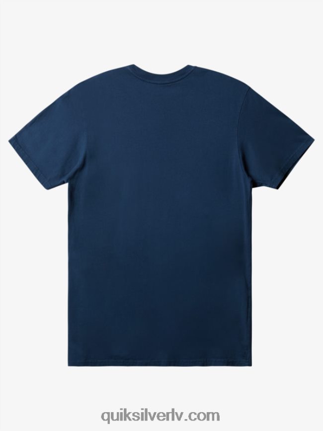 vīriešiem Quiksilver ikdienas t-krekls pusnakts flote 88064R903