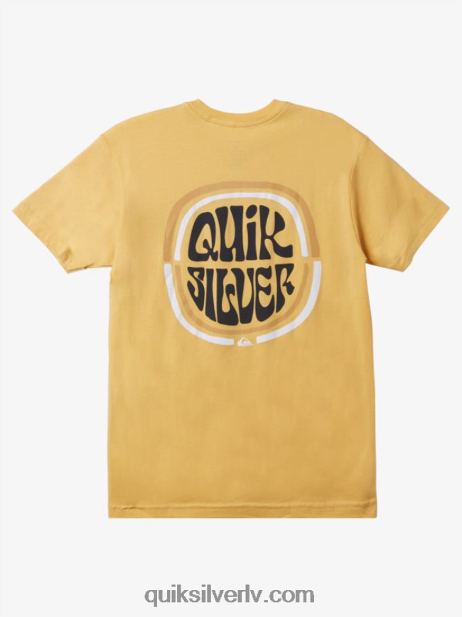vīriešiem Quiksilver jūdzi augsts t-krekls okers 88064R1640