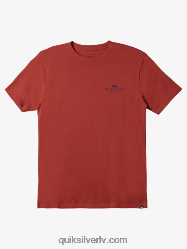 vīriešiem Quiksilver jūras palmu t-krekls marsala 88064R1022