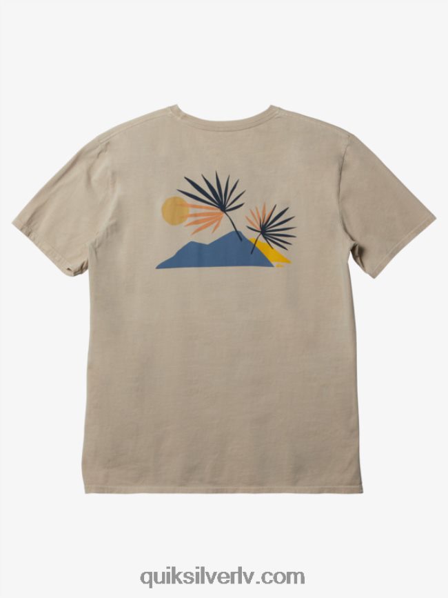 vīriešiem Quiksilver jaunas cilts t-krekls antīki balts 88064R232
