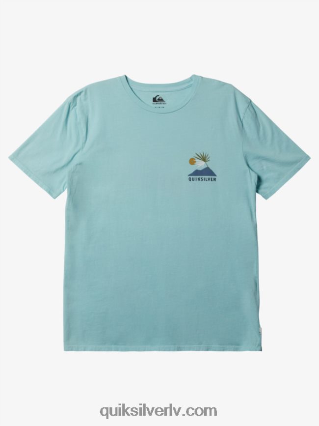 vīriešiem Quiksilver jaunas cilts t-krekls eņģelis zils 88064R233