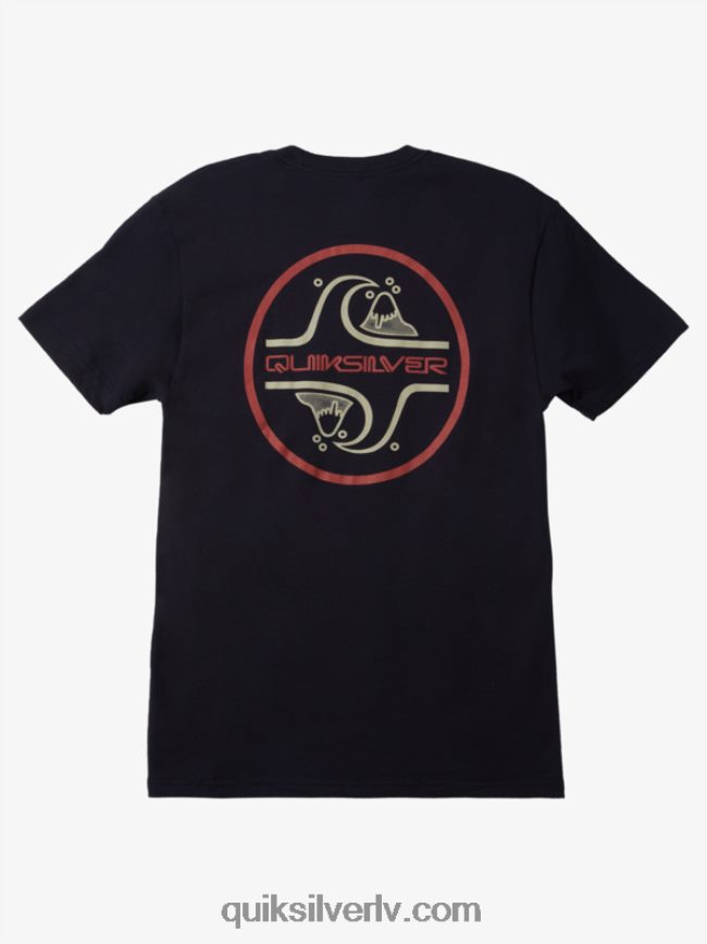 vīriešiem Quiksilver kodola burbuļu t-krekls jūras žakete 88064R1025