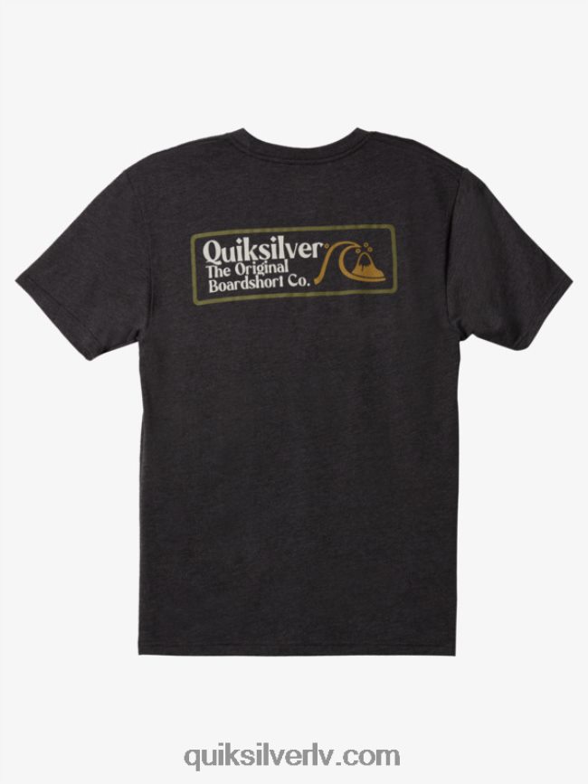 vīriešiem Quiksilver kvadrātveida biz mod t-krekls ogļu virši 88064R1189