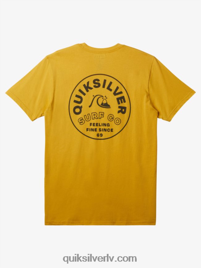 vīriešiem Quiksilver mūžīgs t-krekls dzeltenums dzeltens 88064R108