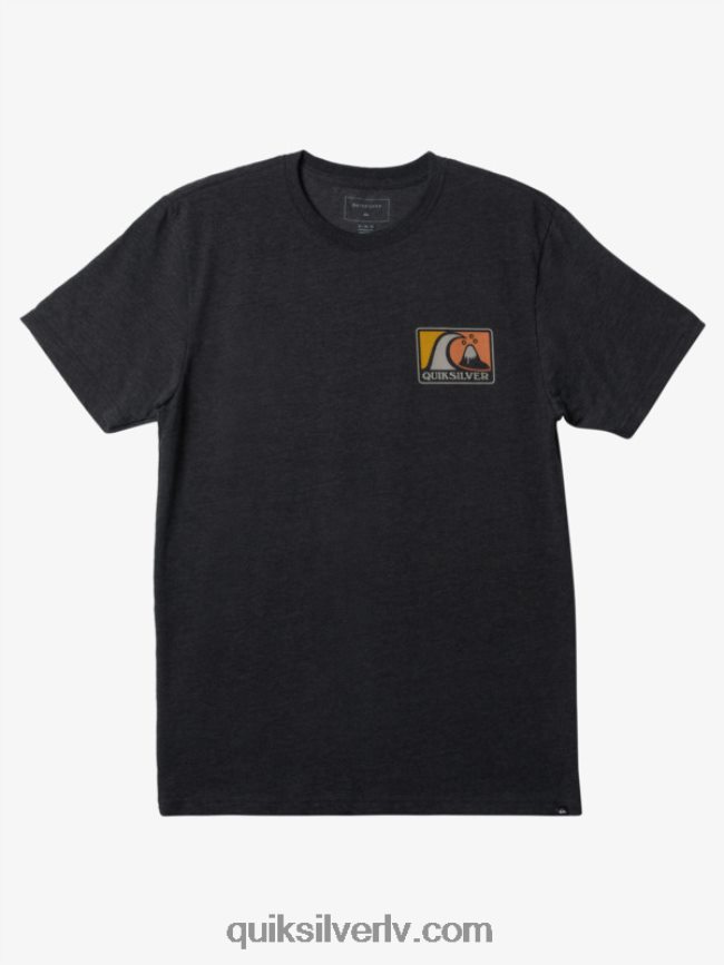 vīriešiem Quiksilver maigs bubble mod t-krekls ogļu virši 88064R426