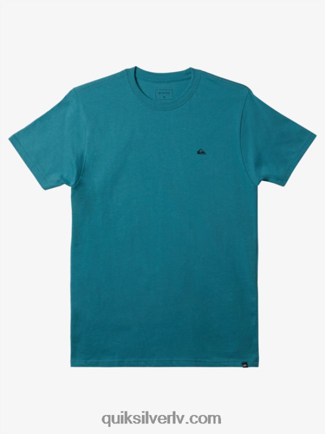 vīriešiem Quiksilver mw mini T-krekls ar logotipu Bretaņas zilā 88064R114
