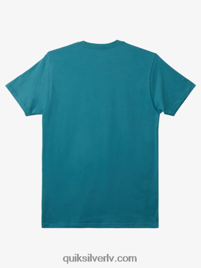 vīriešiem Quiksilver mw mini T-krekls ar logotipu Bretaņas zilā 88064R114