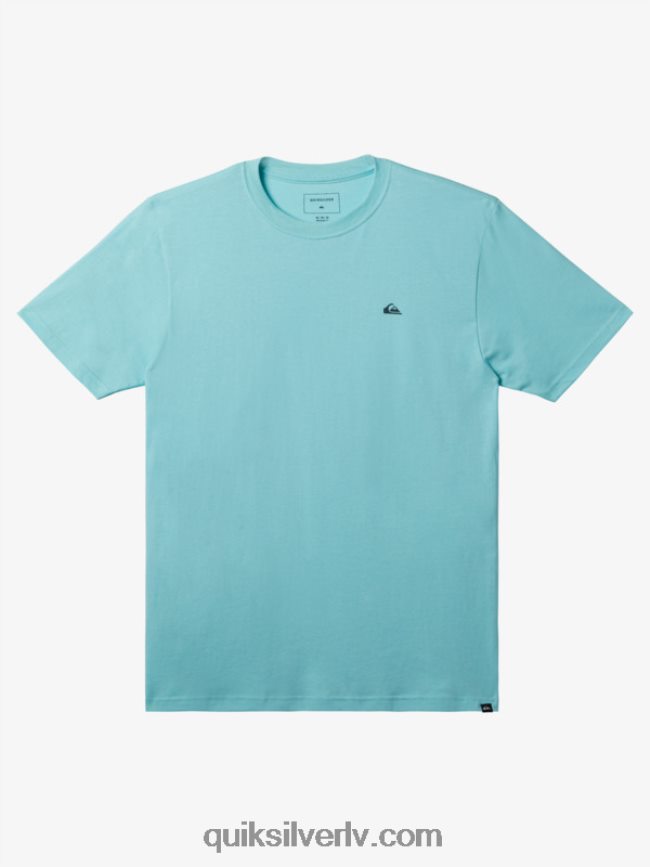 vīriešiem Quiksilver mw mini T-krekls ar logotipu eņģelis zils 88064R113