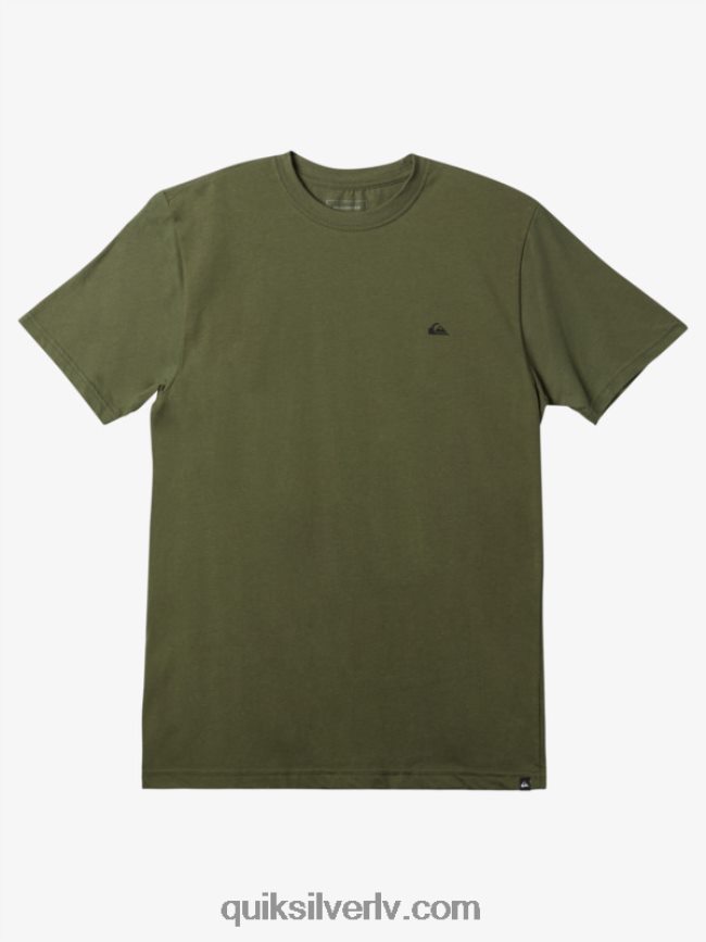 vīriešiem Quiksilver mw mini T-krekls ar logotipu Četrlapu āboliņš 88064R112