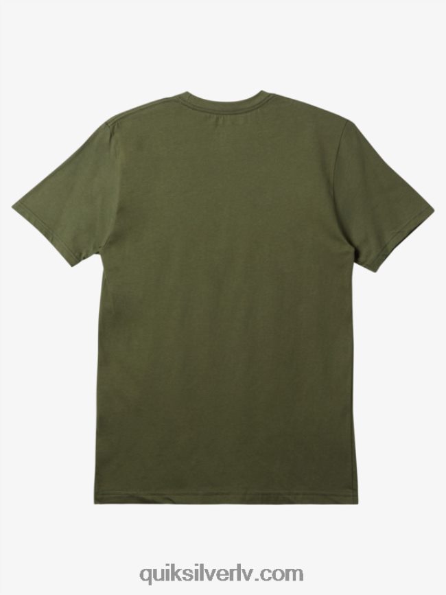 vīriešiem Quiksilver mw mini T-krekls ar logotipu Četrlapu āboliņš 88064R112