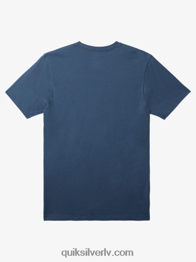 vīriešiem Quiksilver mw mini T-krekls ar logotipu jūra 88064R111