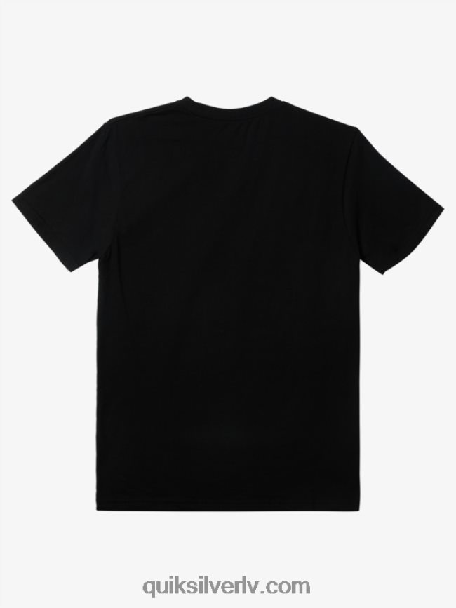vīriešiem Quiksilver mw mini T-krekls ar logotipu melns 88064R109