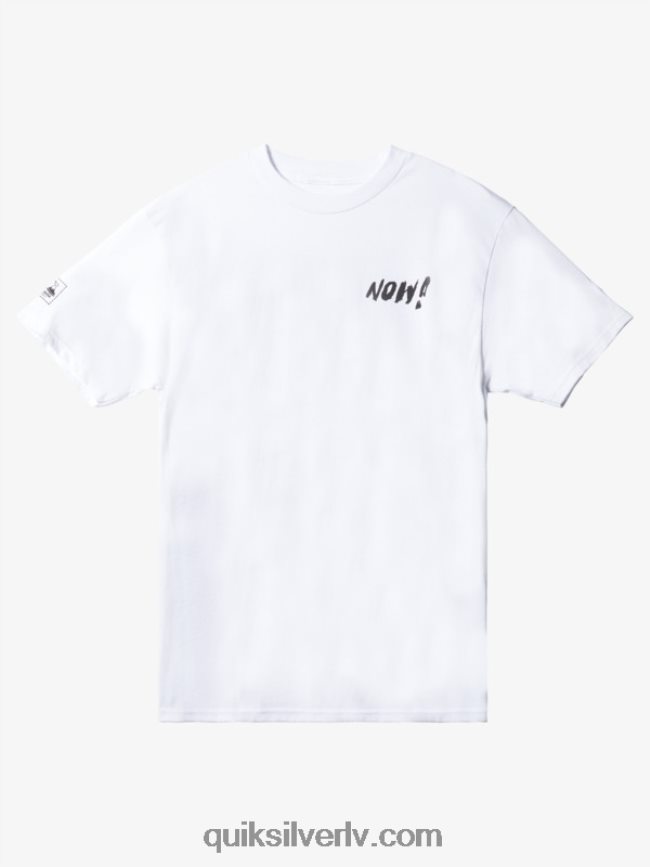 vīriešiem Quiksilver natas tagad t-krekls balts 88064R1656