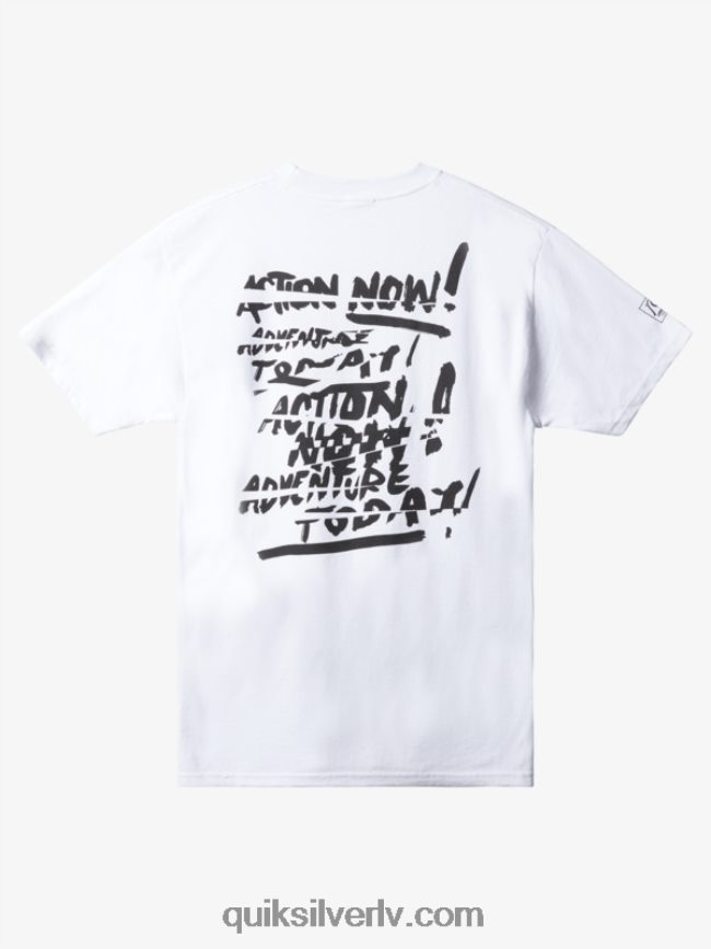 vīriešiem Quiksilver natas tagad t-krekls balts 88064R1656