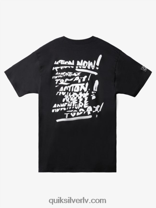 vīriešiem Quiksilver natas tagad t-krekls melns 88064R1655