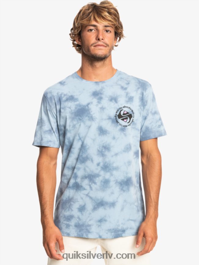 vīriešiem Quiksilver omni circle t-krekls debeszils 88064R1070
