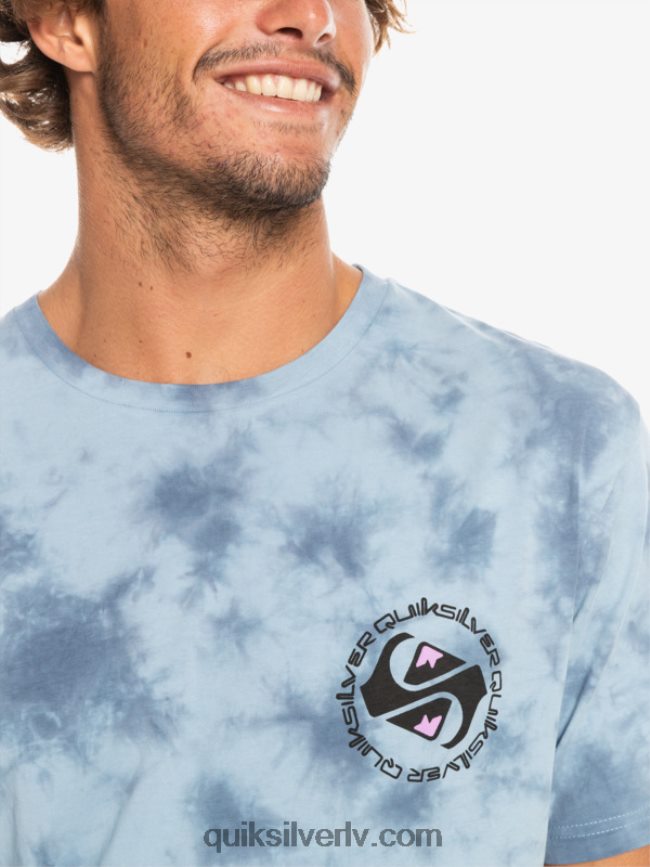 vīriešiem Quiksilver omni circle t-krekls debeszils 88064R1070