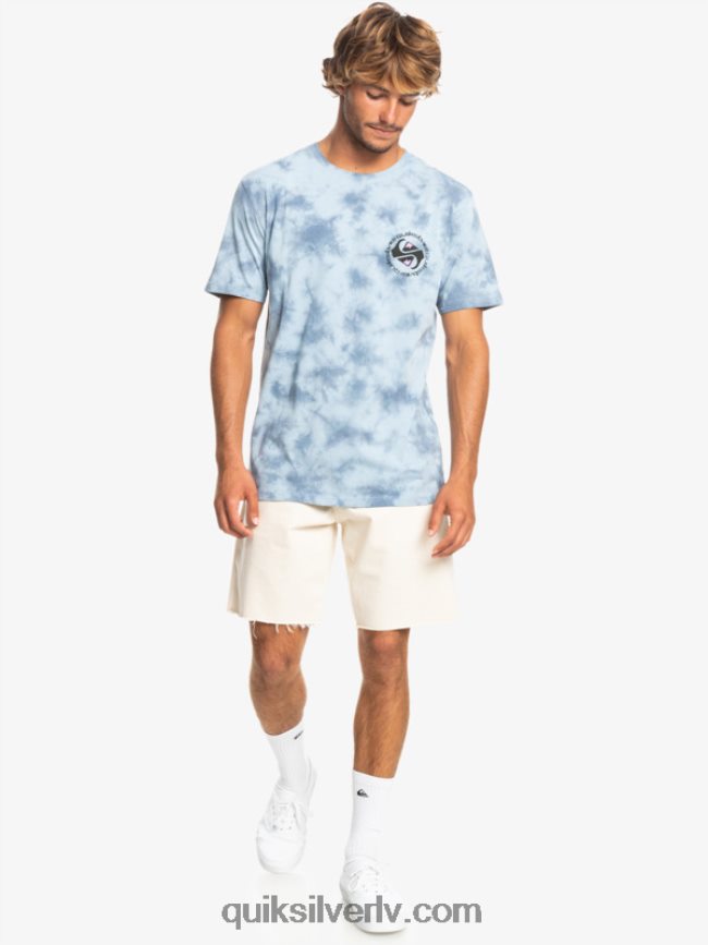 vīriešiem Quiksilver omni circle t-krekls debeszils 88064R1070