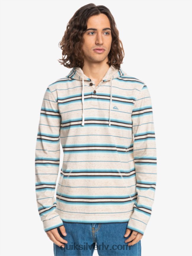 vīriešiem Quiksilver pēdējā iespēja t-krekls ar kapuci garām piedurknēm bērzam pēdējā iespēja 88064R1863