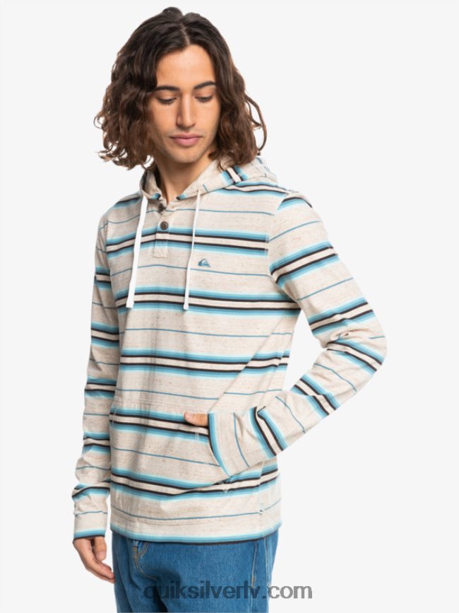 vīriešiem Quiksilver pēdējā iespēja t-krekls ar kapuci garām piedurknēm bērzam pēdējā iespēja 88064R1863