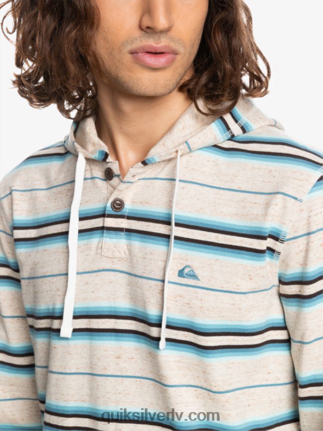 vīriešiem Quiksilver pēdējā iespēja t-krekls ar kapuci garām piedurknēm bērzam pēdējā iespēja 88064R1863