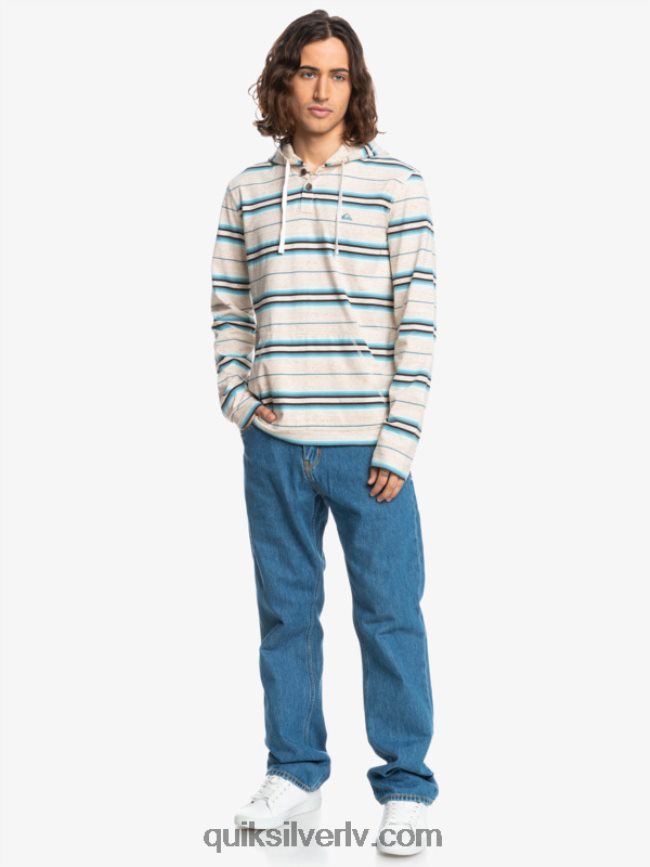 vīriešiem Quiksilver pēdējā iespēja t-krekls ar kapuci garām piedurknēm bērzam pēdējā iespēja 88064R1863