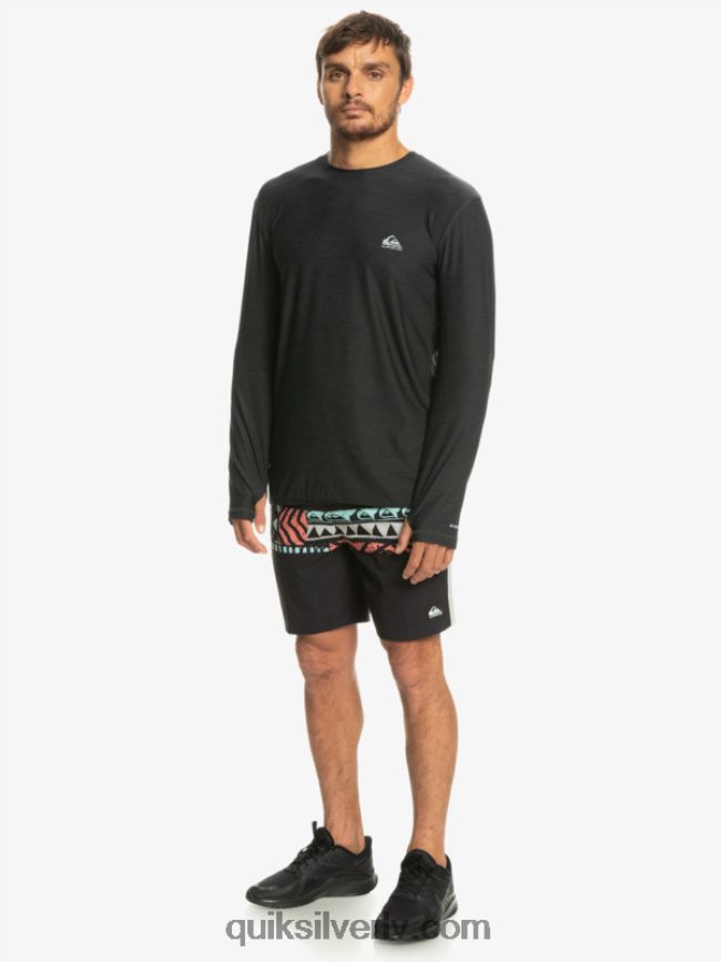 vīriešiem Quiksilver piekrastes skrējēja t-krekls ar garām piedurknēm fantoma virši 88064R1348